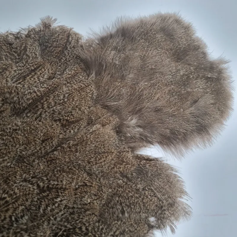 Whiting Coq de Leon Hen Soft Hackle with Chickabou in Natural Brown Speckled-5